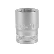 Douille 1/2" 6 pans 20mm chrome vanadium - INVENTIV